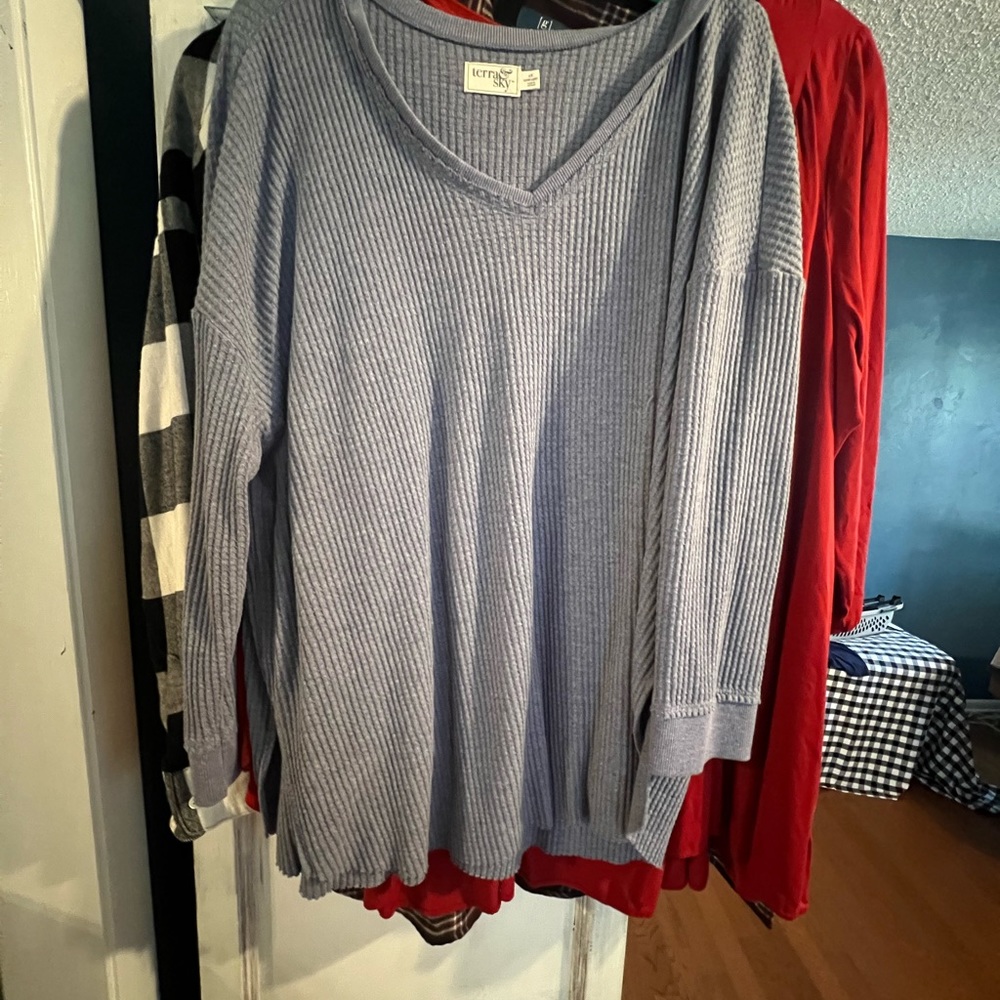 2 Terra & Sky shirts worn once
